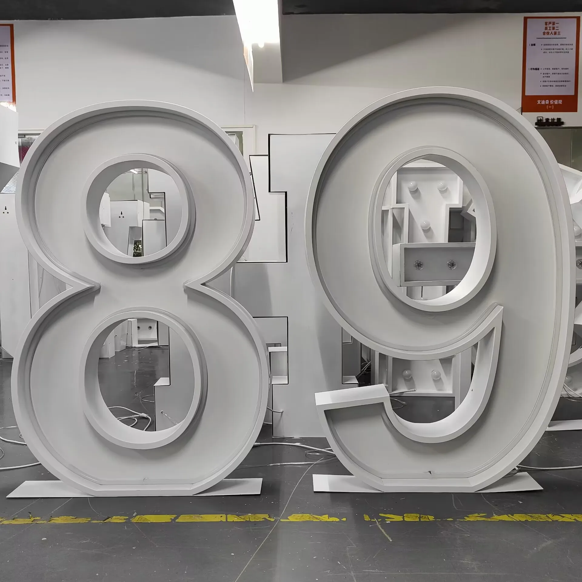 Beautiful metal font Bright neon lights 3ft 4ft Golden 5ft Baby 3ft Metal Big For Party With Lights Cheap Marquee Letters