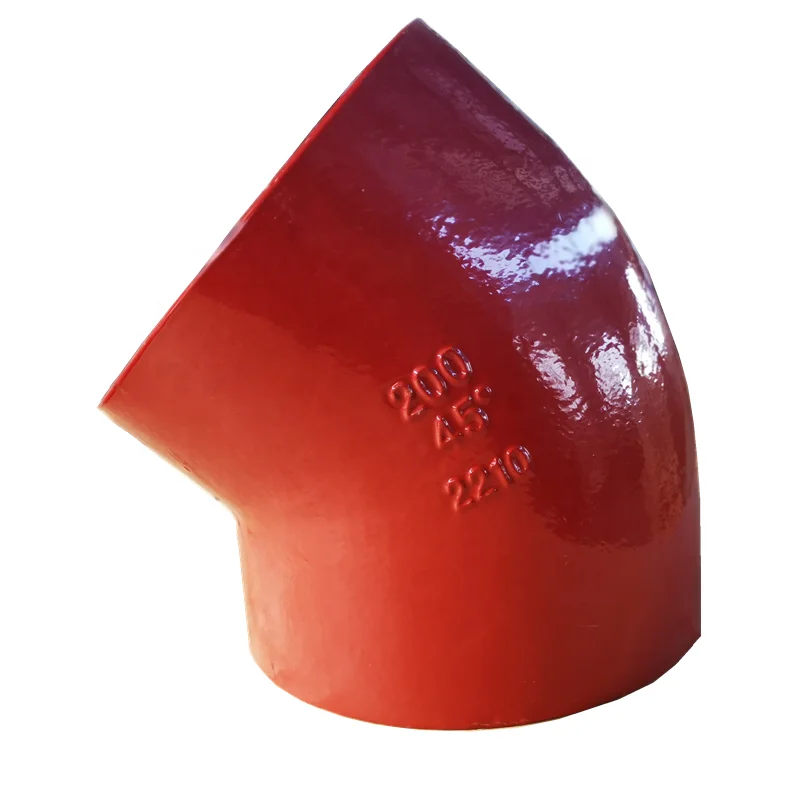 SML EN877 cast pipe fittings short pipe with rectangular/ oval  door high quality with epoxy coated epoxy coated