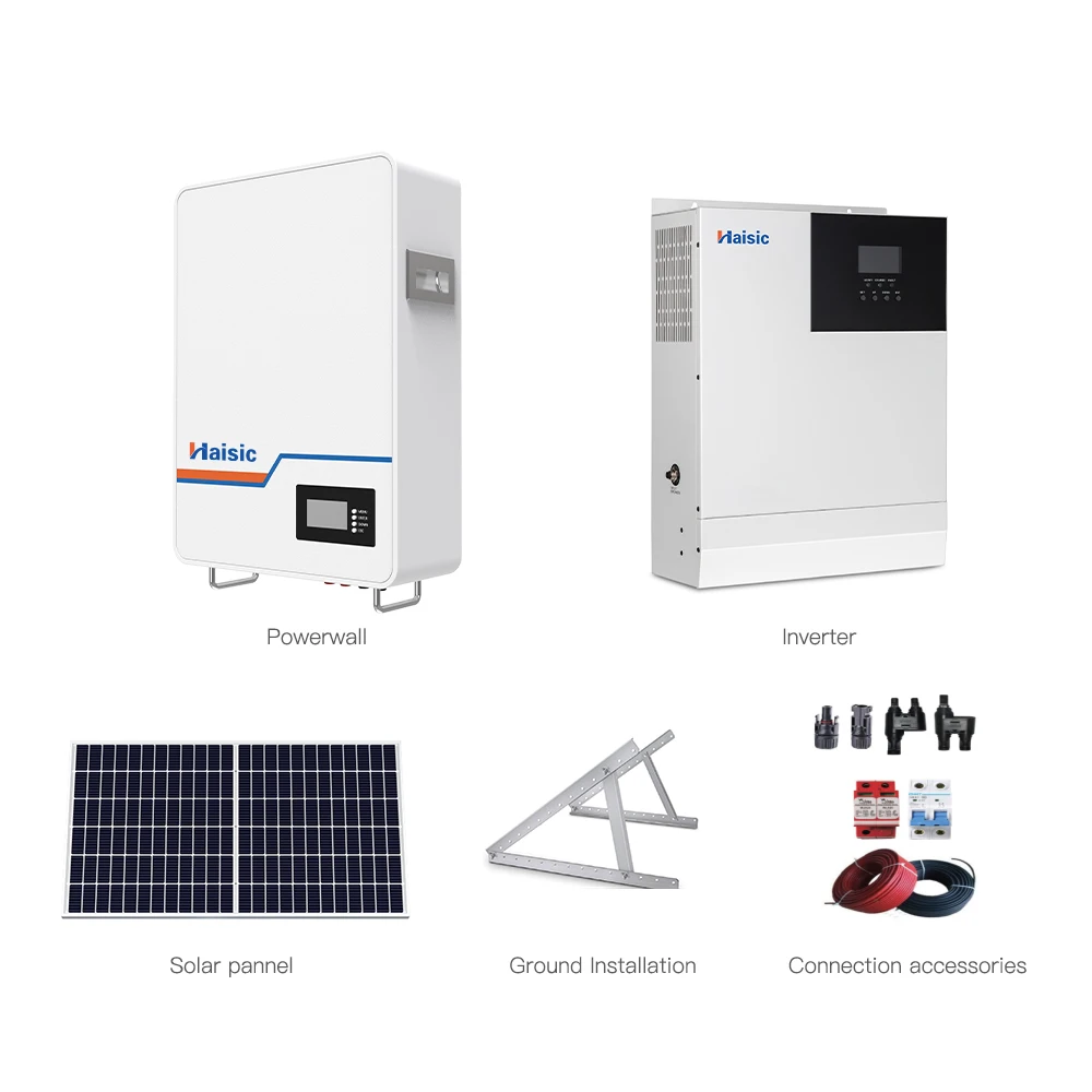 On Gird Off Gird Solar Power System 5 Kw 10kva Inverter With Energy Storage Battery All In One System
