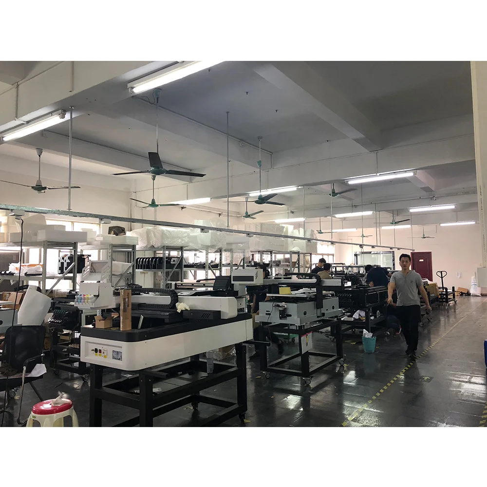 Cheap used second hand commercial high speed UV flatbed printer A1 60cm*90cm wiht dx10 xp600 tx800 print head  Tucan