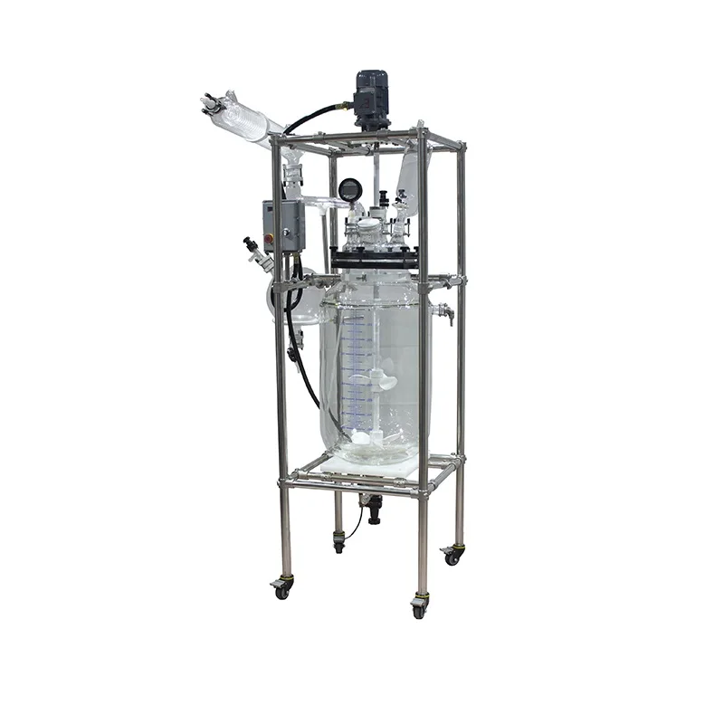 Precision Equipment 150L Lab Glass Thoroughly Draining Oilless Anti-explosion Reactor