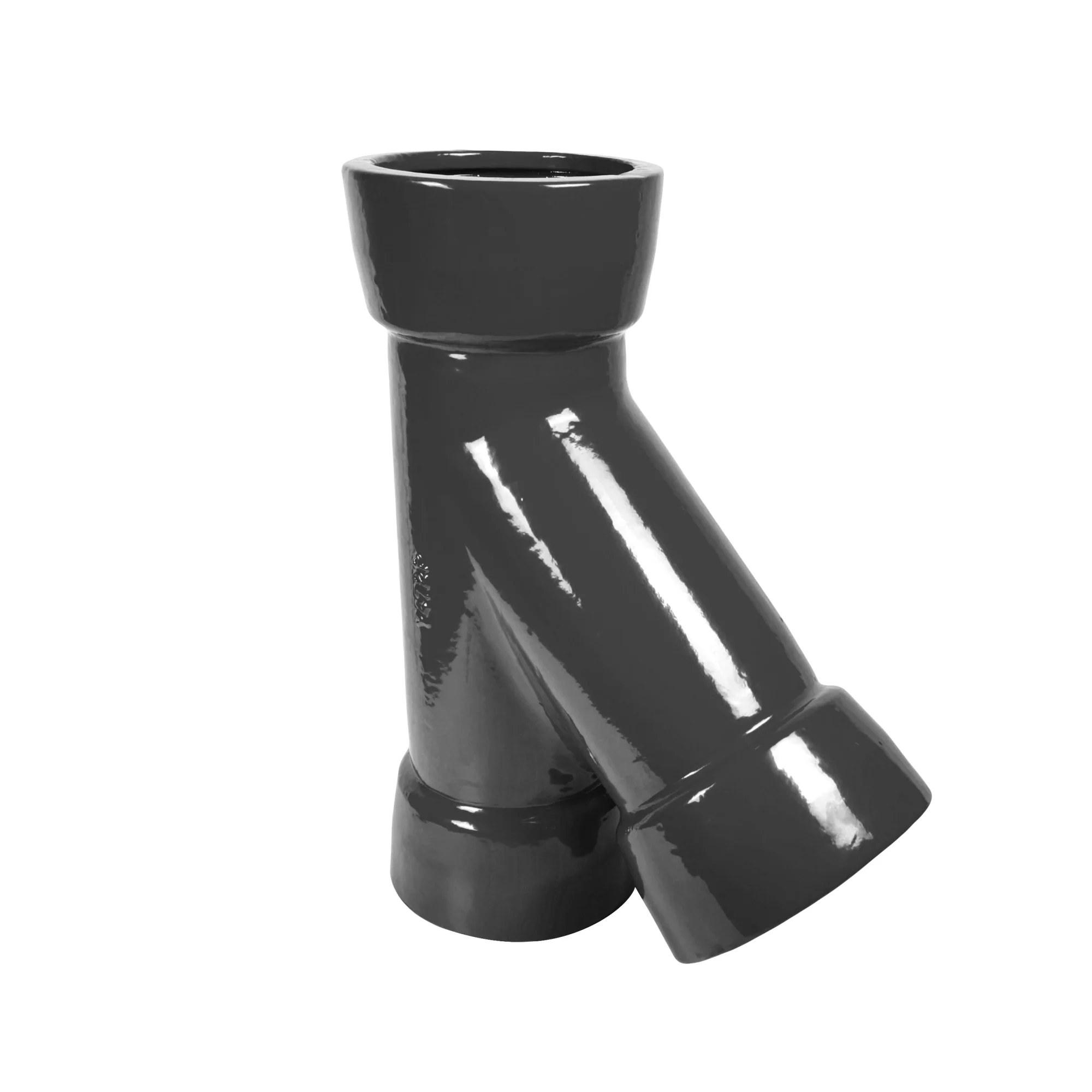 JSP iISO2531 PN10/16/25  Angle Branch Tee DN80-500 DI Pipe Fittings Ductile Iron All Flanged Tee With 45 Degree Angle Branch