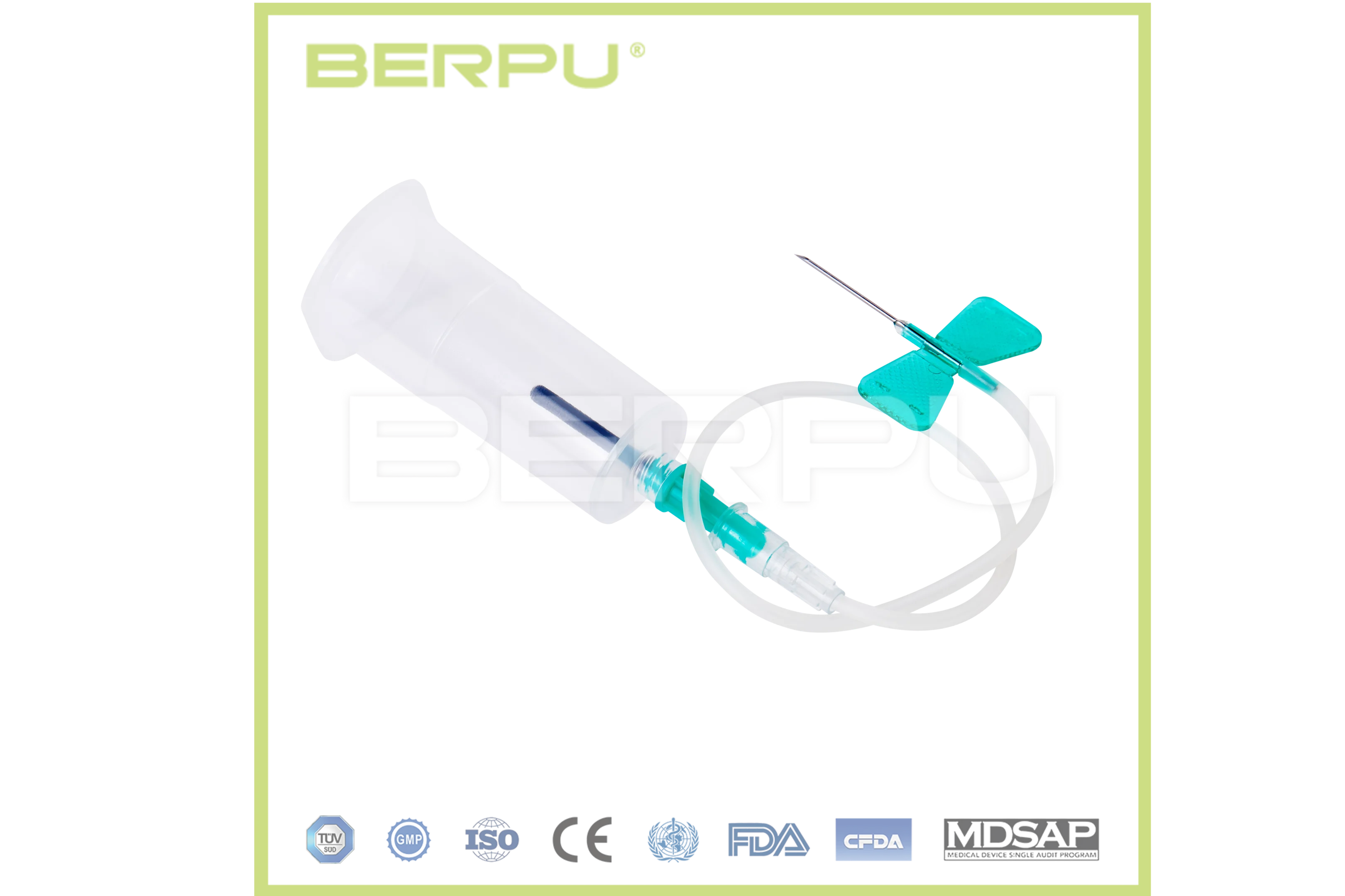 High Quality Disposable Sterile Blood Collection Butterfly Needle for Venous Blood Collection