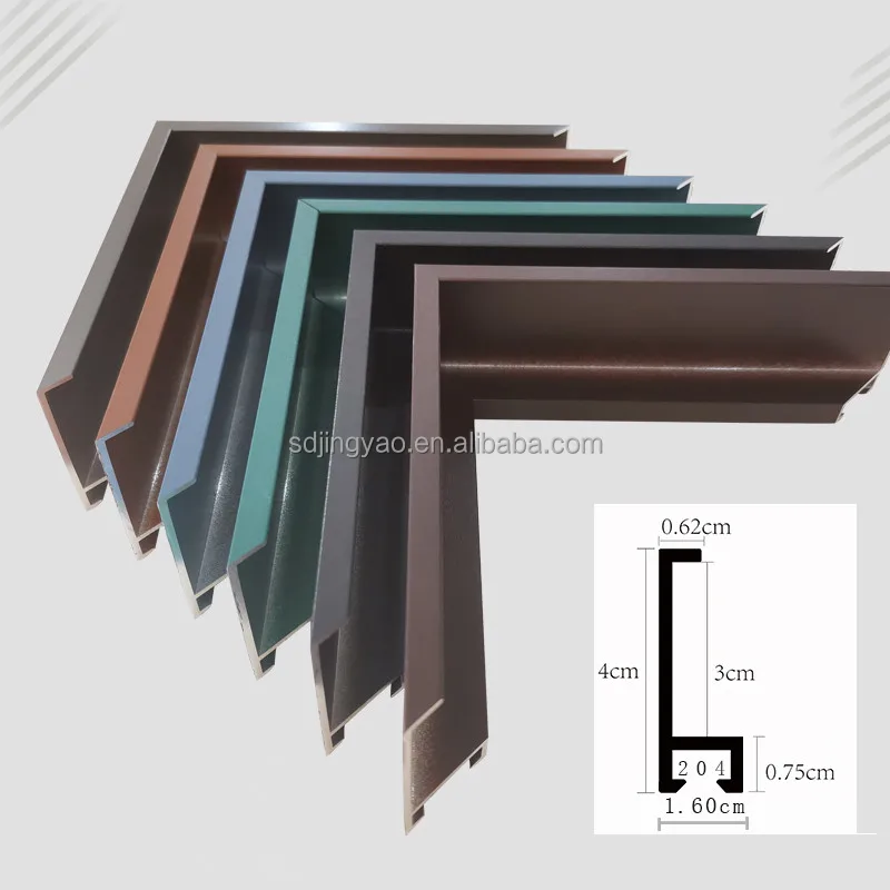 Aluminum alloy line picture photo frame creative frame simple decorative frame metal