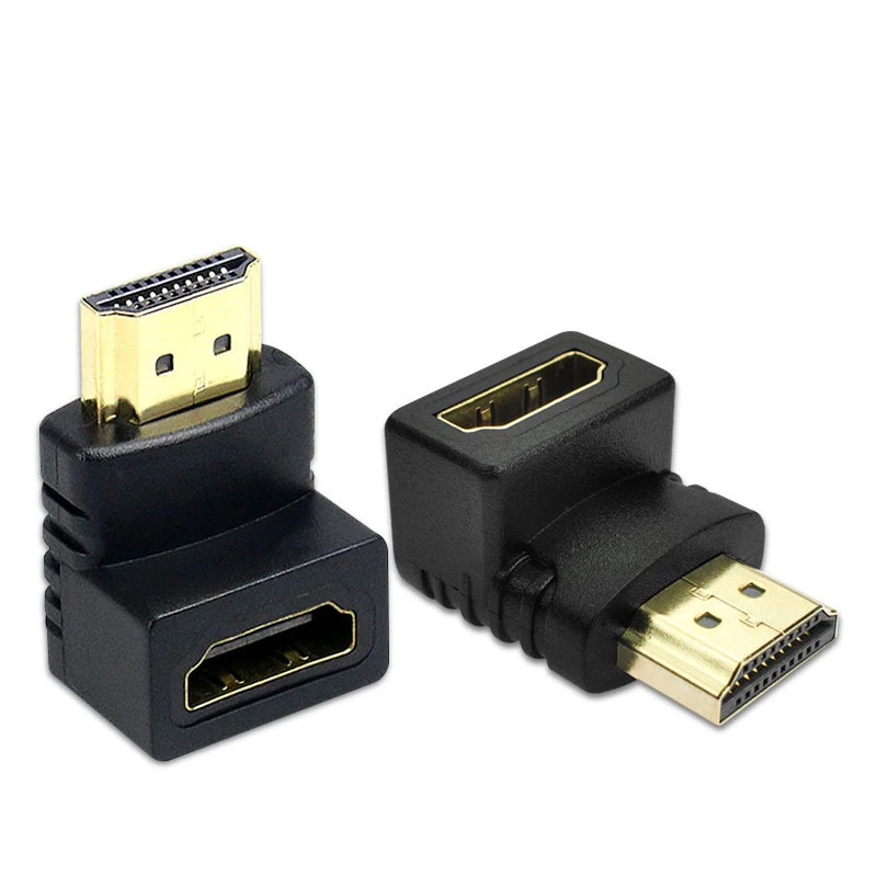 
Wholesale Hdmi Adapter Connector Male to Female 90 Degree right Angle 