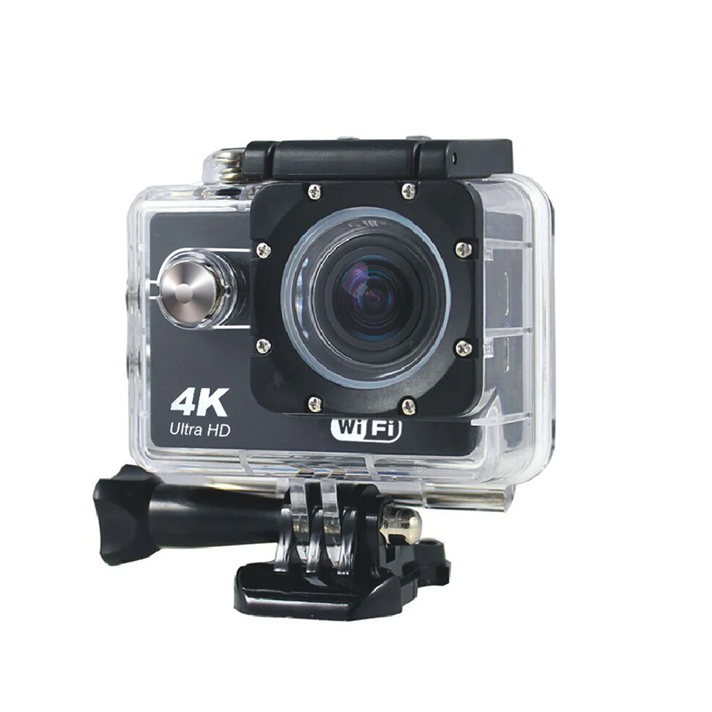 170 Degree Angle View Lens Diving Home Security Ai Sports Camera Professional Ip68 Underwater Camera 1080P Action Camera Wifi