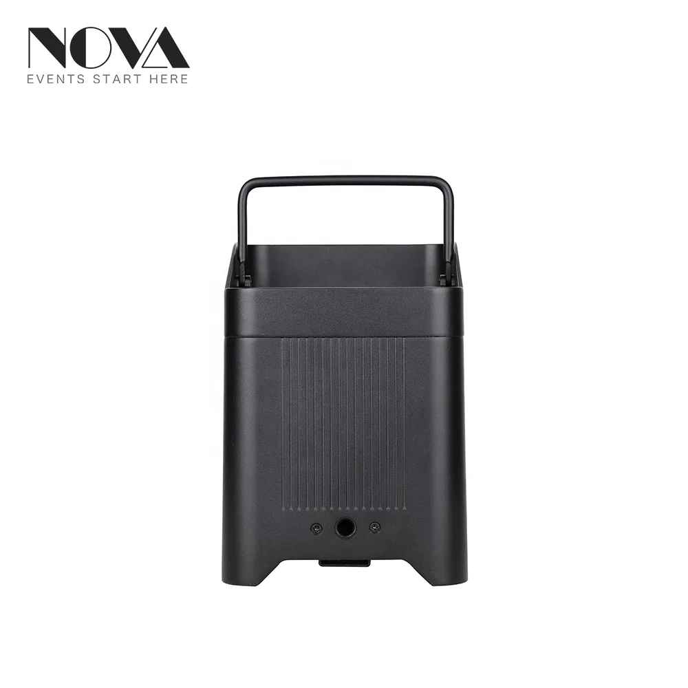 NOVA light 6*18W Uplights Battery Wireless Backdrop RGBWA+UV Wedding Party Dj Lights Stage Par Wireless Uplights With Case