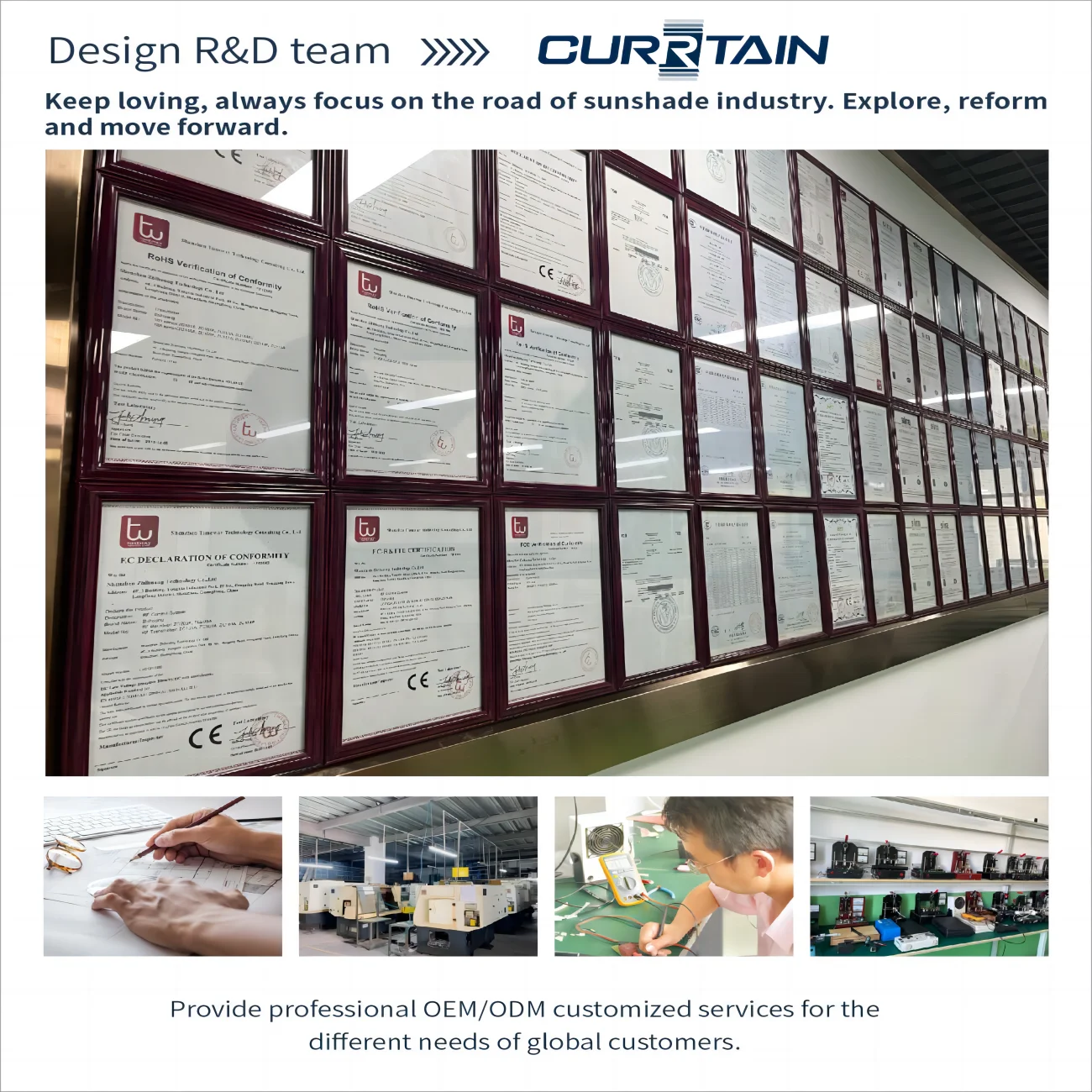 CURRTAIN Wholesale Finished Roller Blind with 38mm Grove Tube Round Shaft End Plug for 25mm Blind Tubular Motor