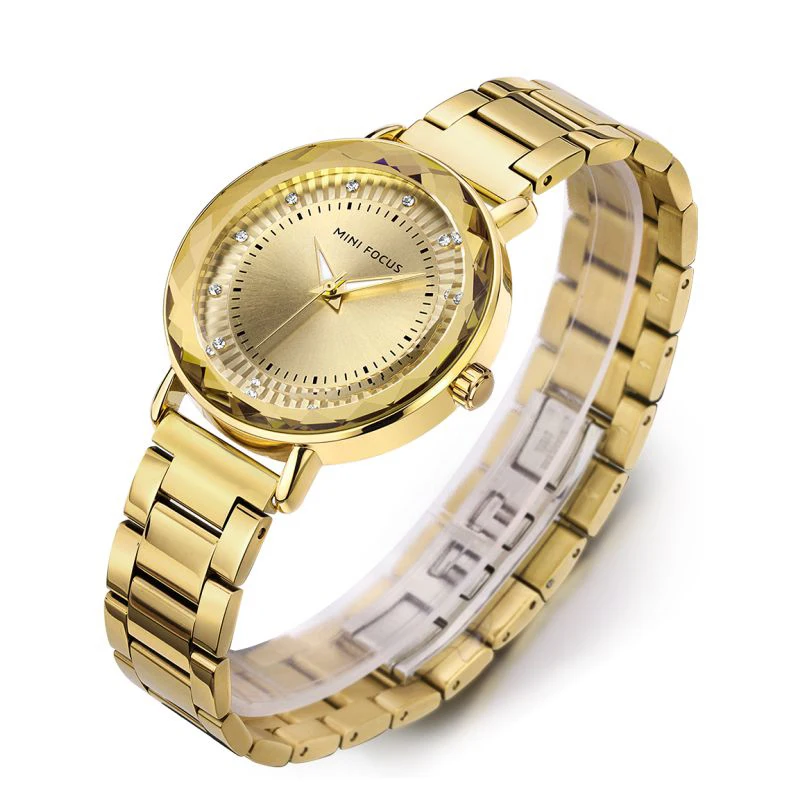 Japan Movement Women Quartz Watches Original Brand Luxury Ladies Gold Watch