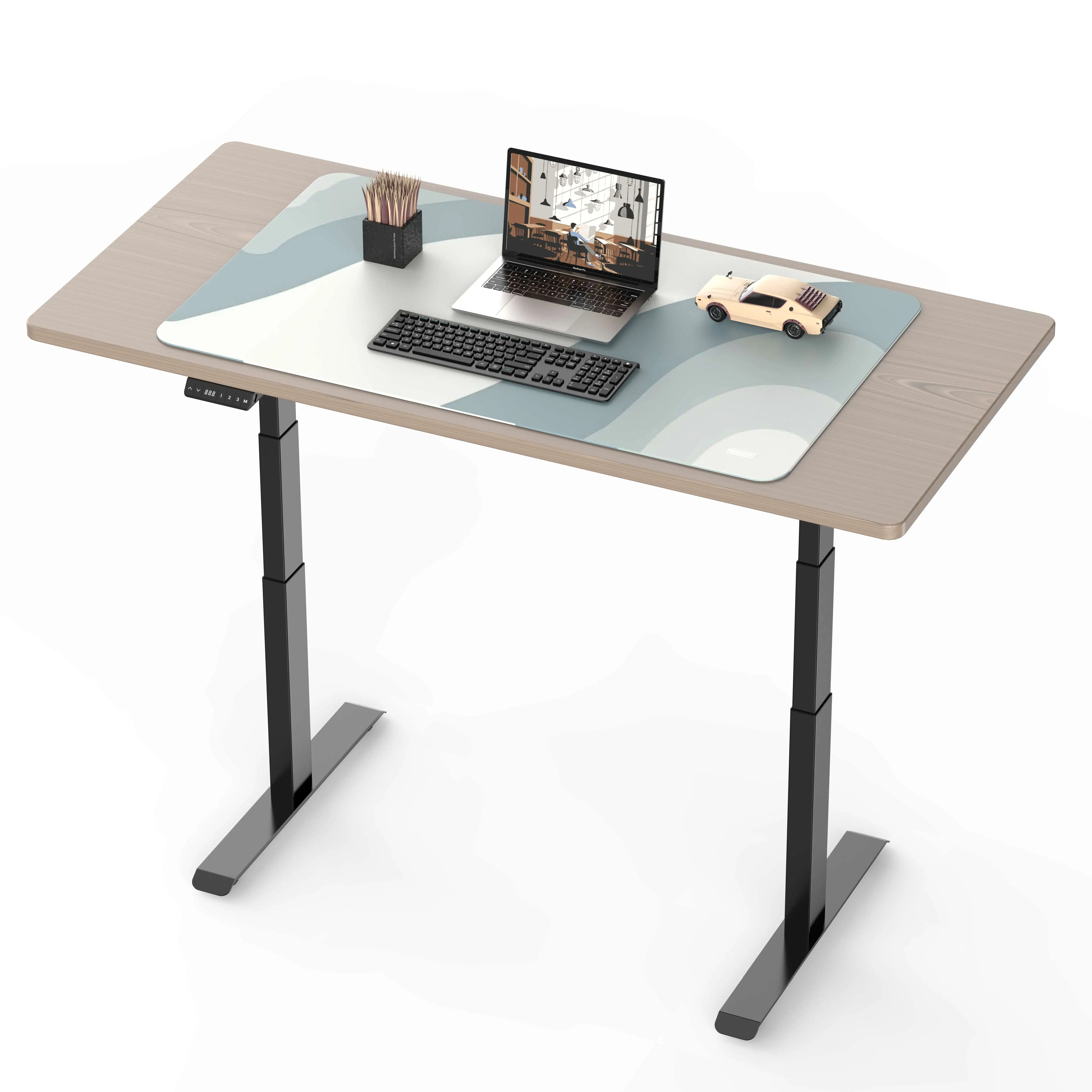 NBYY High Quality Lifting Table Adjustable Height 600mm-1250mm Electric Dual Motor Office Desk Lifting Table