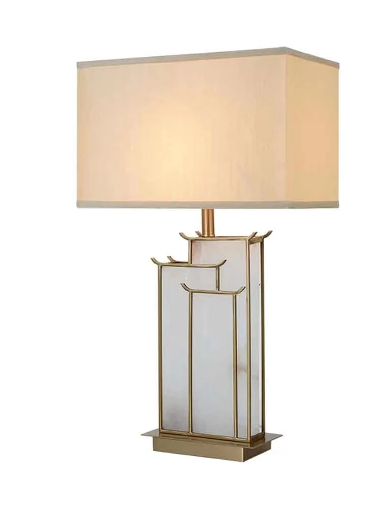 Vintage Style Fabric Living Room Desk Lamp Table Lamp for Bedroom