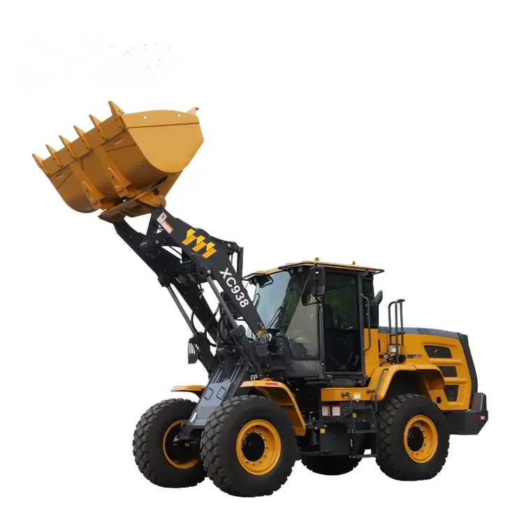 5Ton front end wheel loader side unloading wheel loader XC956 with high efficiency