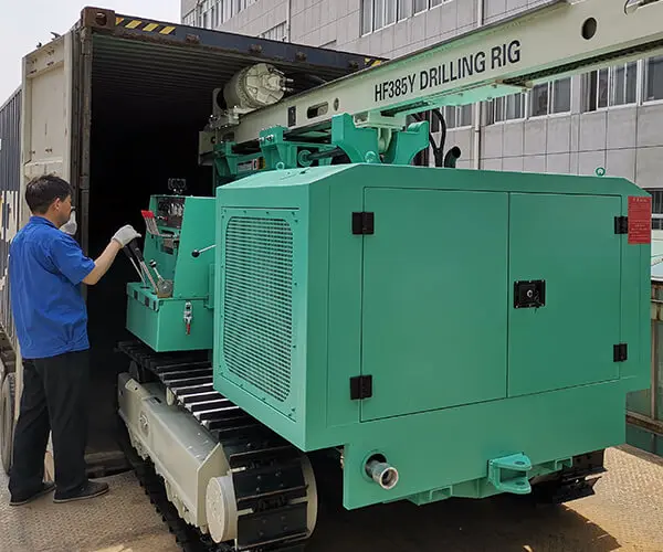  High Quality Hydraulic HF385Y Borehole Photovoltaic Solar piling rig Pile Driver for