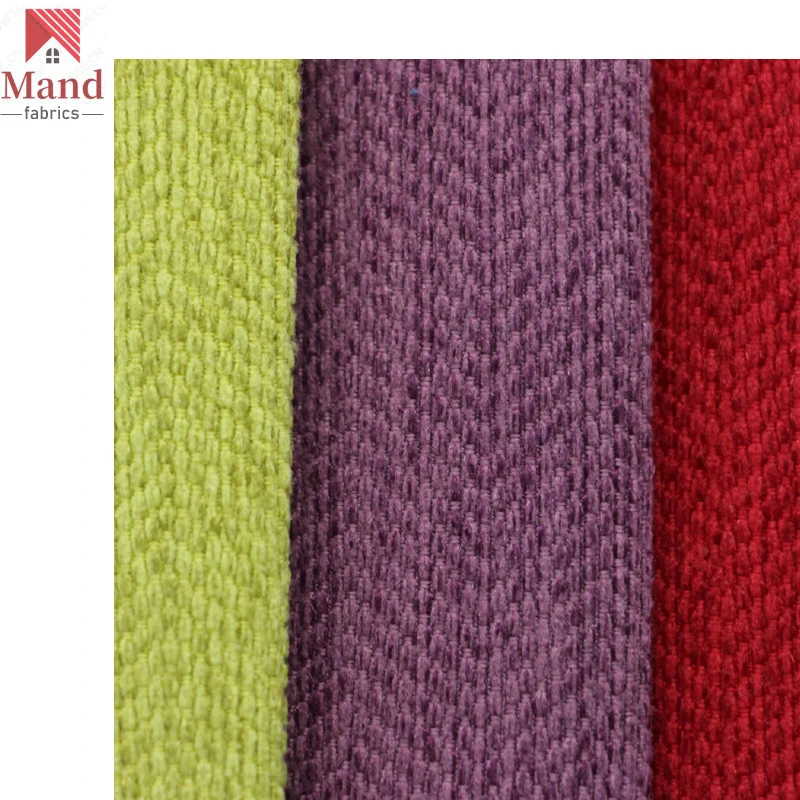 Mand textile wholesale new coming micro polyester dobby woven jute look velvet bedroom furniture fabric from tongxiang