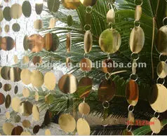 shining wedding & event party & HOME decorative PVC  beaded curtain