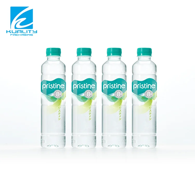 Mineral Water Label Shrink Sleeve PVC Shrink Wrap Bottle Labels For Water Bottles With Logo Printing