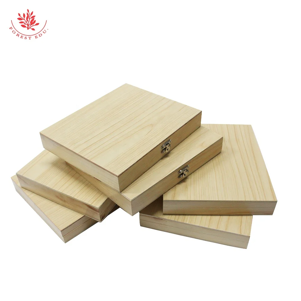 Microscope Slides Wood Box 100Places Prepared Slides Laboratory Storage Box Pine Wooden