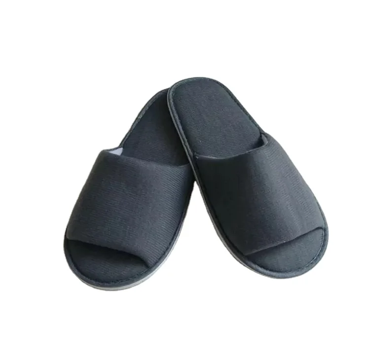 Factory sale cheap prices safety and environmental protection customized white waffle disposable hotel slippers