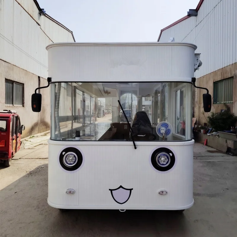 Street Mobile Small Food Truck Equip Roasted Chicken Foodtruck Mobile Food Trailers Fully Equipped