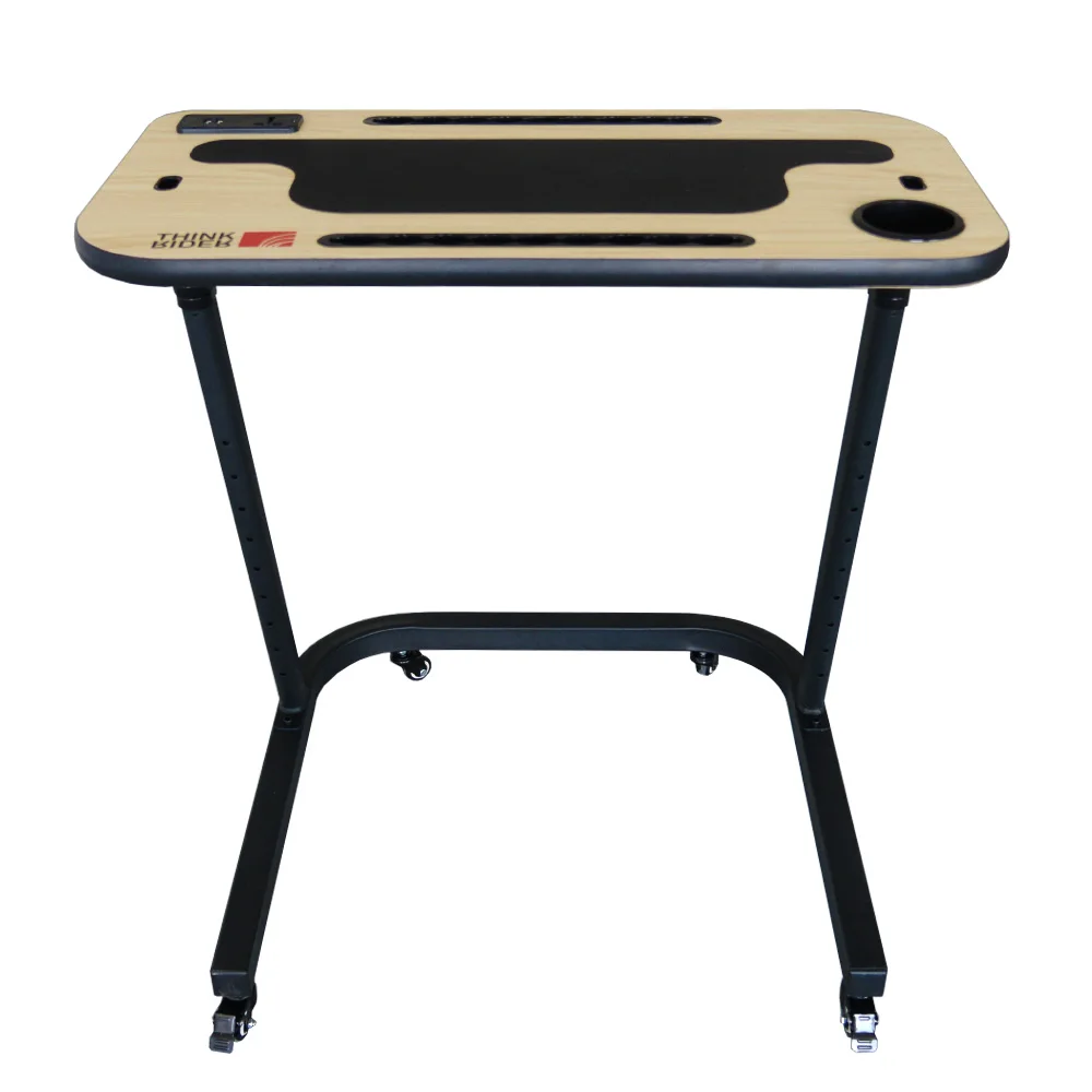 ThinkRider Height Adjustable Indoor Cycle Bike Trainer Table Desk Laptop