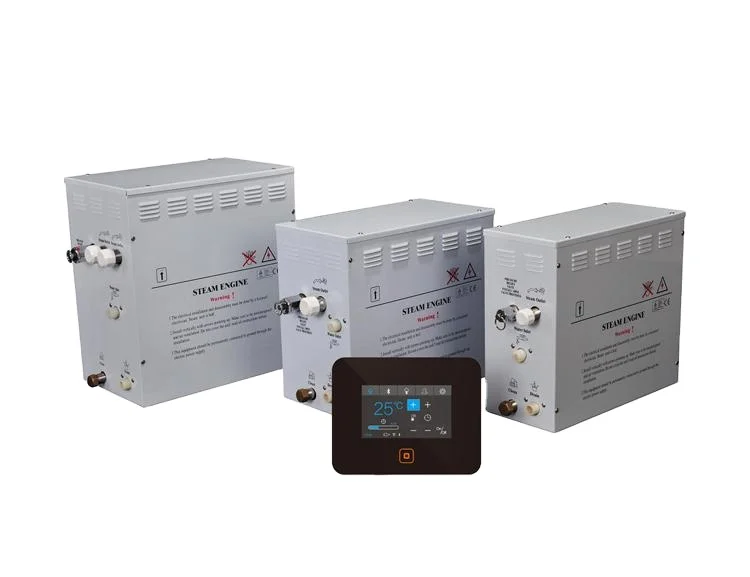4.5KW 6KW Smart Steam Bath Generator with Shower Room Components Series steam generator controller