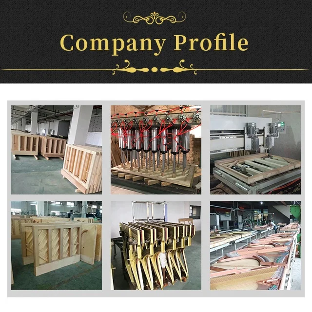 KU-126 Popular Acoustic Black Upright Piano