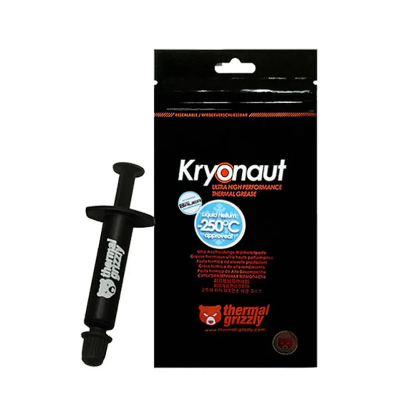 Thermal Grizzly Kryonaut 1g 5.5g Compound Cooling Thermal Paste Cooler Thermal Grease for GPU CPU AMD Intel Processor Heatsink