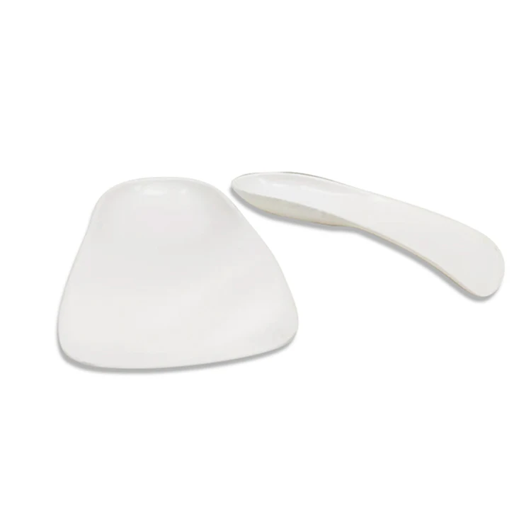 White custom logo comfort heel protector orthotic heat moldable foot orthopedic insoles