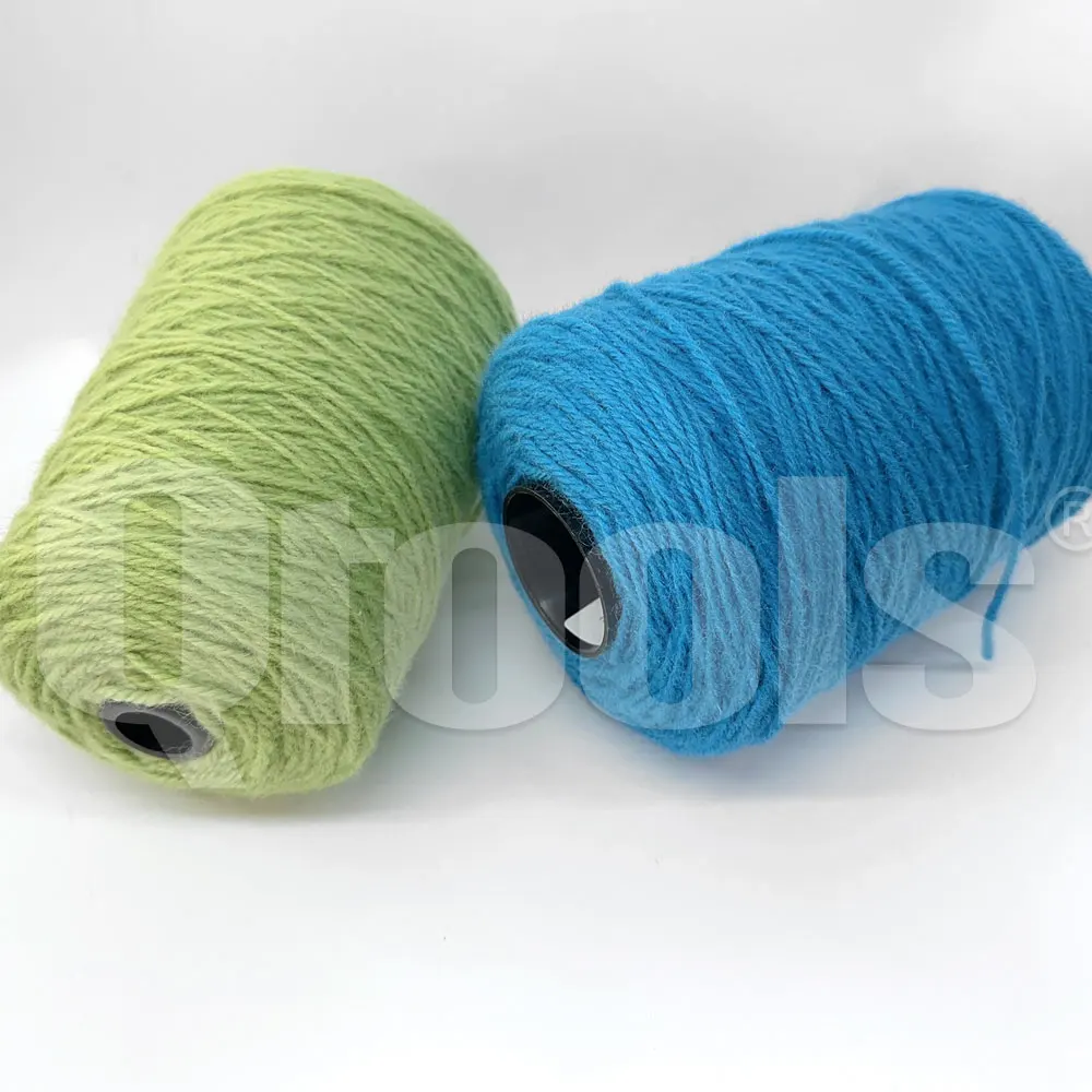 Low MOQ Qtools Tufting Gun Wool Yarn Ready Stock 500g Color 100% New Zealand Wool Yarn For Tufting Rug For Tufting Gun