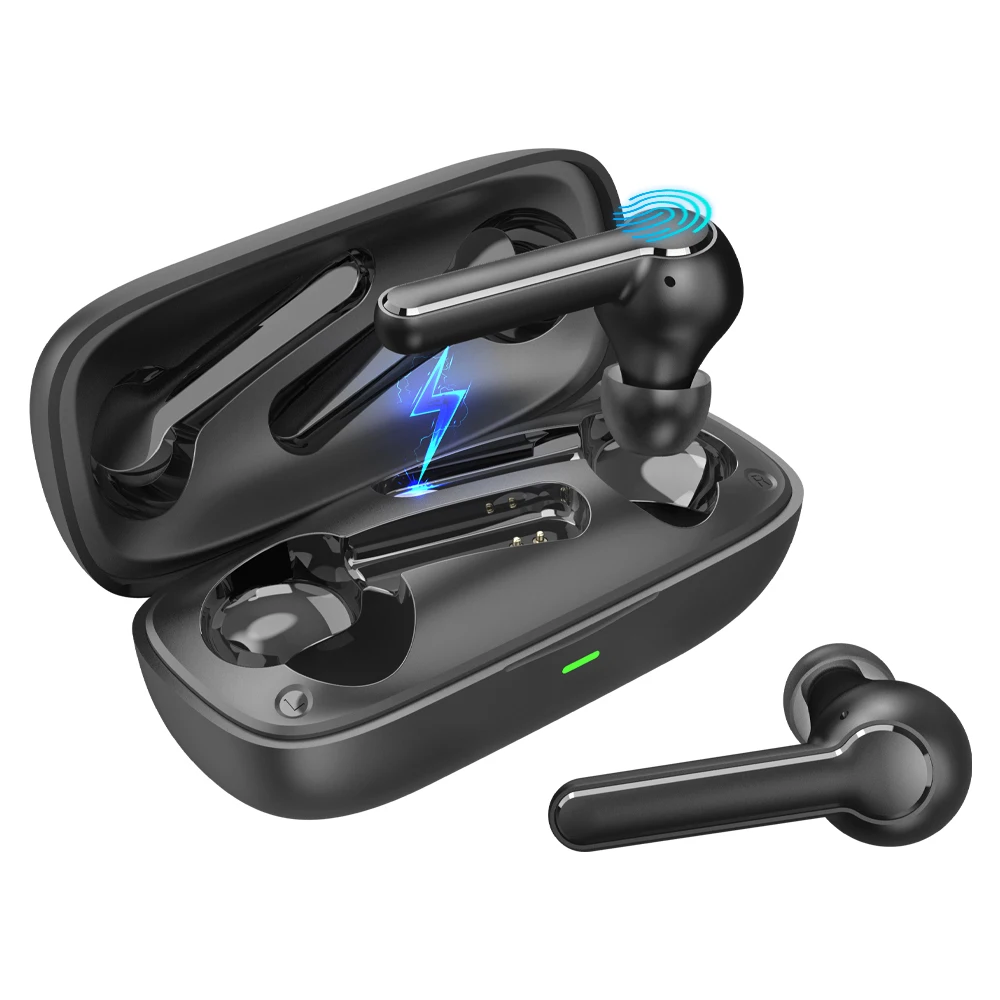 
China factory OEM wireless earbud earphones stereo portable bluetooth headset mini in ear headphone with microphone 