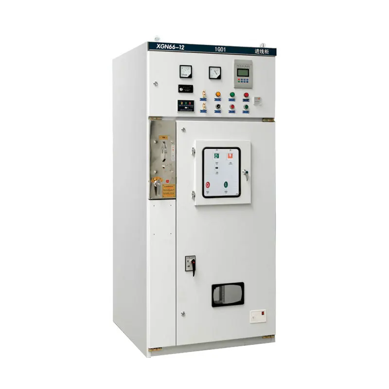 XGN66A-12 box-type fixed distribution cabinets Power distribution box switch cubicle  control cabinet Inlet and outlet cabinet