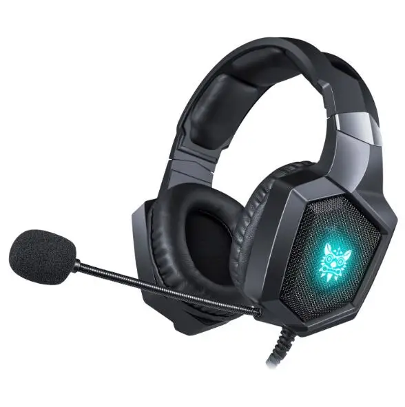 Fashion 3.5mm wired rgb stereo headphone gaming headset