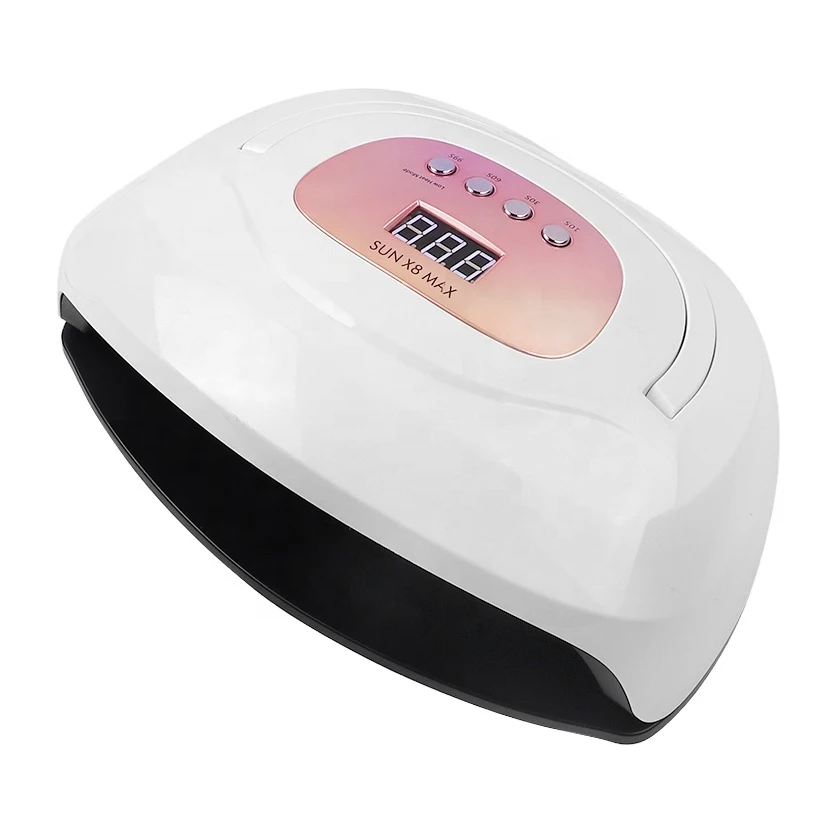 Customized Logo nail equipment 57pcs led SUN X8 MAX 150W nail lamp uv gel nail dryer for hand and feet