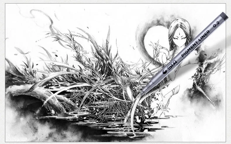 STA 8050 художественный маркер, водостойкая ручка для рисования fineliner для студентов, офиса