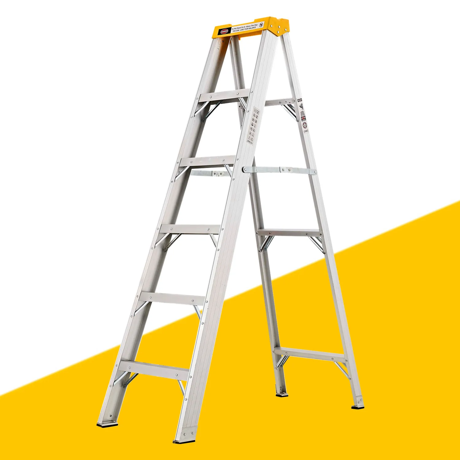 2024 Household Folding Aluminum Step Ladder 3 4 5 6 to 12 Steps Foldable Ladders