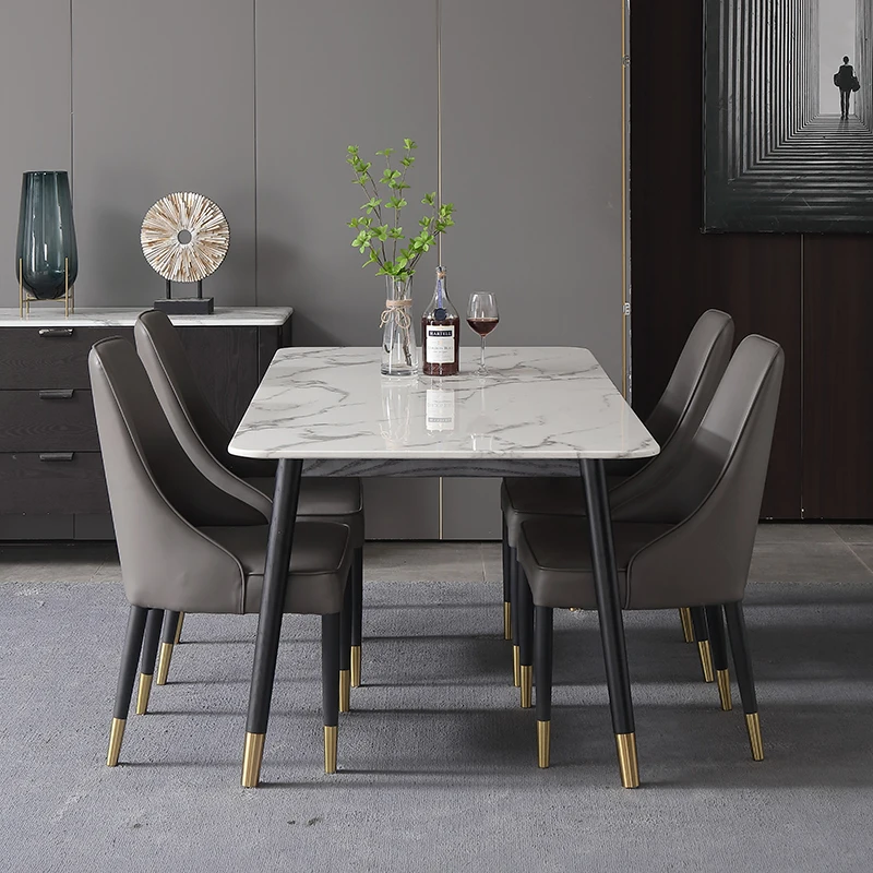 
Custom-designed dining room table and chairs dining table sets luxury 