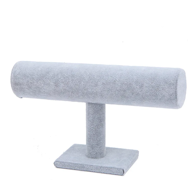 Other Fashion Accessories Rotating Solid Velvet/ Wood/pvc/flannel Jewelry Watch Bangle Bracelet Display Stands For Bracelets