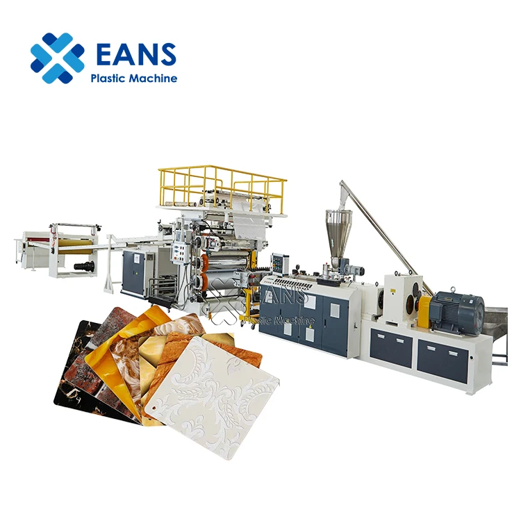 High Productivity PVC Marble Sheet Production Line / Extrusion Machine