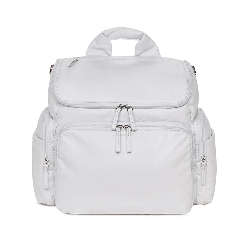 Large Custom Waterproof Cotton Caddy Storage Organizer Mommy Nappy Bag Baby Diaper Backpack With Strap