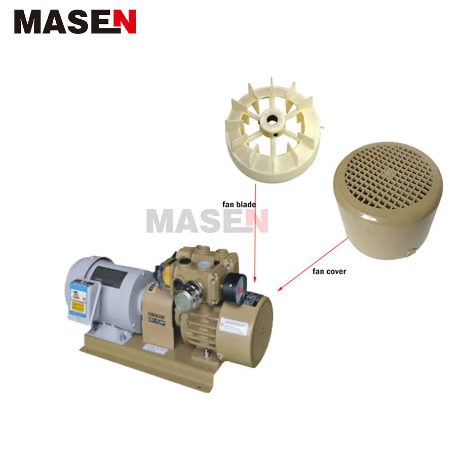 KRX6 CBX40 Vacuum Pump Fan Blade Cover Vacuum Pump Spare Parts