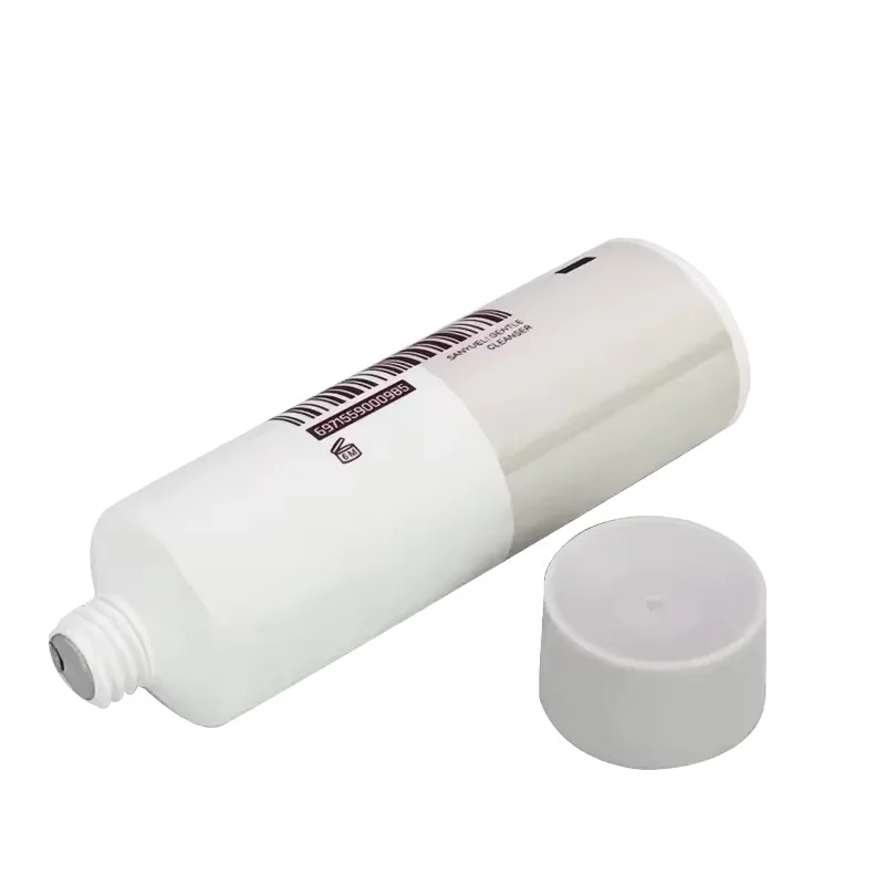 Factory Wholesale Facial Cleanser Empty Sample Portable Soft Cosmetic Tube With Screw Cap