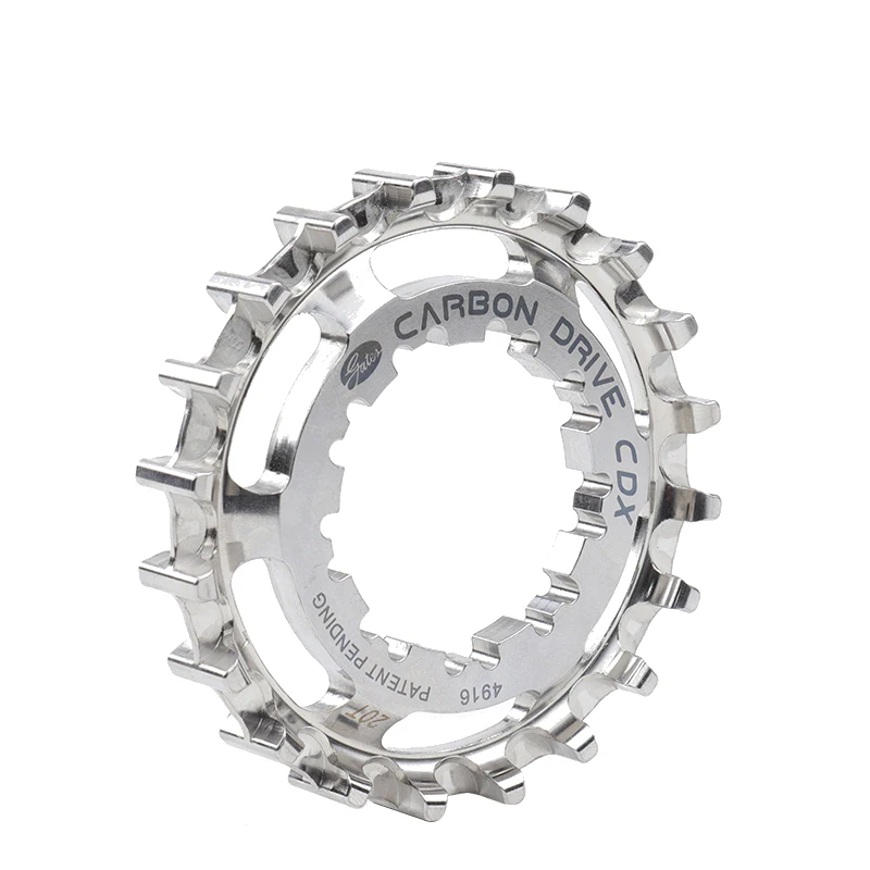 Gates CDX Carbon Fiber Belts Drive Bike Cog SMN Center Track 9-SPLINE Rear Bicycle Sprocket Freewheel