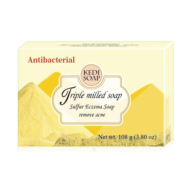 Sulfur Mineral Soap Antiseptic Anti Acne Bar Soap (1600055915768)