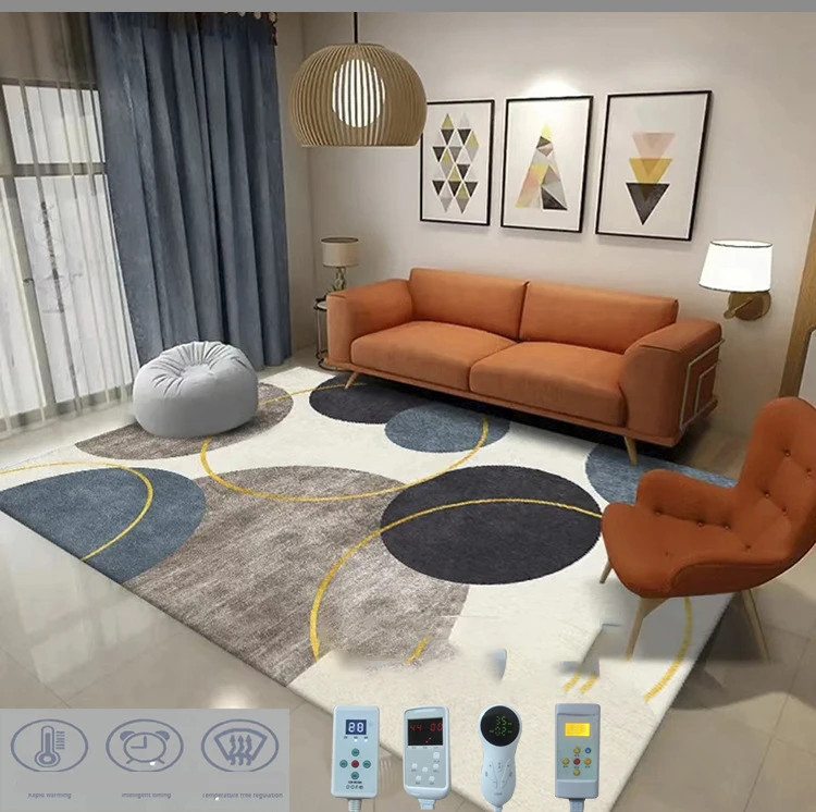 New Electric Heated Winter use floor Heating parts electrical heating carpets