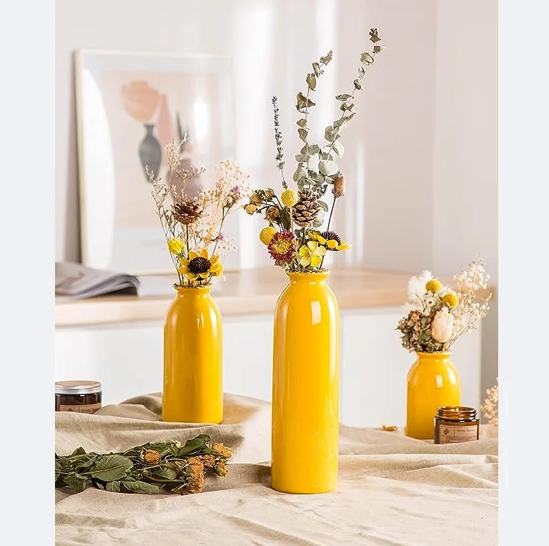 large floor vase for mustard yellow decor for living room decor and accessories,yellow home decor accents,mustard decor