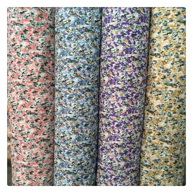 
Kahn Custom Printed 100%Cotton Fabric Woven Small Floral Design For Textile Clothing Sewing 
