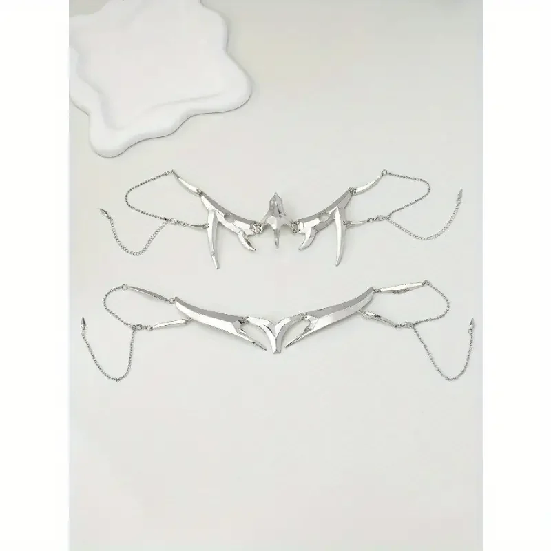 Custom Future trends Cyberpunk Mask Shaped Fluid Mechanical Wind Earrings Lip Ring Resin Printing SLA 3D Printing Service