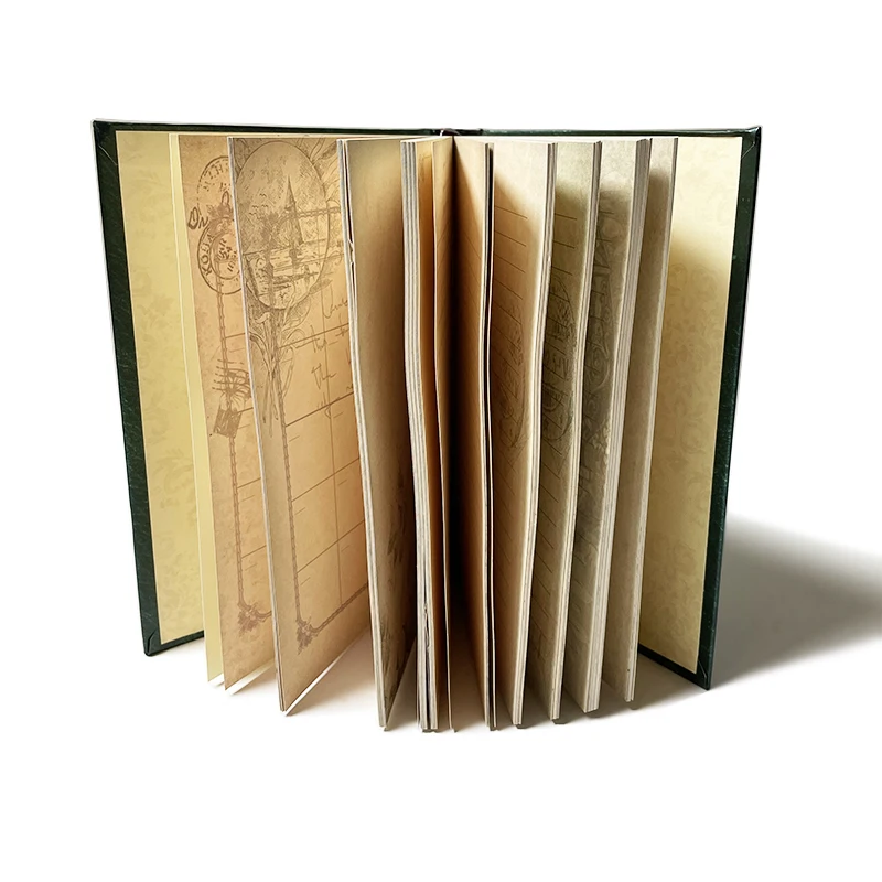 magic manifestational journal cahiers cuaderno matt silver foil hard cover logo custom diary A5 notebook vintage journal