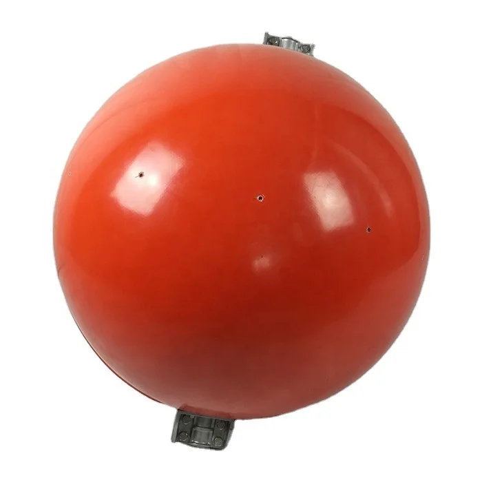 
Factory Direct Sale Orange And Red Aerial Signal Uv Resistant Warning Ball Sphere 