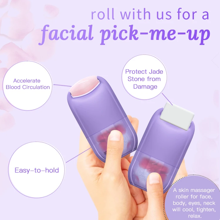 Reusable Facial Roller Silicone Ice Roller Face Massage Cube Ice Roller For Face Eyes